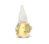 Malloy Gnomos NavideñOs de Peluche para DecoracióN NavideñA MuñEco Rudolph con Luz LED Adorno de Elfo Sin Rostro AñO -B