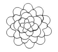 Malloy Herramienta de Alambre para Arreglar Flores: Rana de Flores, Rejilla de Flores Reutilizable y Flexible, Color Negro, 4 Pulgadas