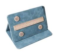 Malloy Herramienta para Tejer con Soporte para Gráficos, Accesorios para Herramientas Tejer, Soporte para Gráficos, Soporte para Patrones de Tejido, Soporte para Patrones Ganchillo Azul