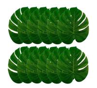 Malloy Hojas de Palmeras Tropicales Artificiales, DecoracióN de Fiesta en la Jungla, DecoracióN de Mesa para el Hogar, Boda Hawaiana de Verano, Animal XXL