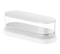 Malloy MáQuina de Limpieza UltrasóNica, Tanque Cristalino, Limpiador de Plata para Anillos, Ropa, Gafas, Cepillo CosméTico, Relojes