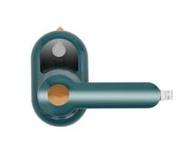 Malloy Mini Plancha Portátil, Máquina de Planchar de Mano, Máquina de Planchar de Mano para el Hogar, Plancha Plegable Giratoria, Enchufe Europeo (Verde)