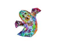 Malloy Prisma ArcoíRis Fantasma DecoracióN De Halloween LáMpara Fantasma Iridiscente Prisma DecoracióN Fantasma De Halloween