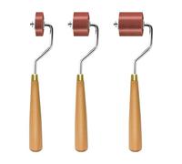 Malloy Rodillos de Goma de 3 Piezas para Manualidades, Juego de Rodillos de Tinta con Agarre Cómodo para Grabado, Manualidades y Estampado