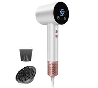 Malloy Secador de Pelo Superrápido para Cabello de 220-240 V, 1500 W, Herramienta de Peinado, Secador de Pelo Iónico Profesional, Enchufe de la UE