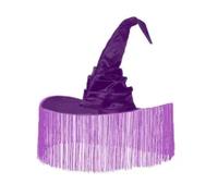 Malloy Sombrero de, Sombrero Puntiagudo de ala, Sombrero de Torcido para Fiestas, Cosplay, Decoraciones de Halloween