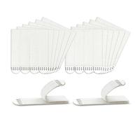 Malloy Tiras para Colgar Cuadros Resistentes, 24 Pares (48 Tiras) Colgadores de Cuadros Adhesivos para, Cuadros Colgantes Sin Clavos