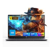MALLRACE Laptop 2025, computadora portátil tradicional de 15.6 pulgadas con Quad Core-12th Alder Lake N97 (hasta 3.6 GHz), 16 GB DDR4 512 GB disco duro para negocios, escuela, oficina