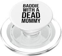 Malo con una mamá muerta divertido dicho sarcástico PopSockets PopGrip para MagSafe