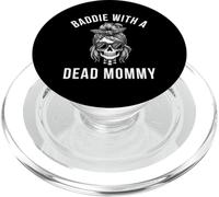 Malo con una mamá muerta divertido sarcástico dicho esqueleto PopSockets PopGrip para MagSafe