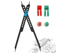 Malómetro - Lineal | Raspador De Color | Círculo Proporcional | Línea De Andamios De Arquitectos, Divisor Proporcional | Herramienta De Dibujo Parcial Para Artistas, Buscadores En,