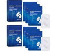 Malora Microglow - Parches para ojos, Everver Glowup Deep Care Microglow para arrugas, máscara hidratante para ojos (2 cajas)