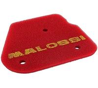 Malossi Cartucho De Filtro De Aire De Esponja Roja para Airbox Original, Malaguti F10, F12, F15, Yesterday 50/MBK Fizz, Forte