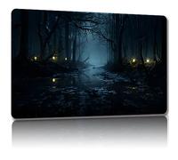 Malqiqi Alfombrilla de juego para MTG, con bolsas de almacenamiento, alfombrilla de juego de 24 x 14 pulgadas, TCG y alfombrilla de juego de mesa para tarjetas, alfombrilla de mouse (Magic Mat 65,