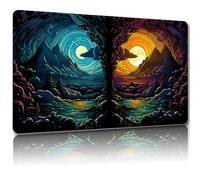 Malqiqi Alfombrilla de juego para MTG, con bolsas de almacenamiento, alfombrilla de juego de 24 x 14 pulgadas, TCG y alfombrilla de juego de mesa para tarjetas, alfombrilla de mouse (Magic Mat 59,