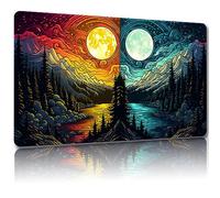 Malqiqi Alfombrilla de juego para MTG, con bolsas de almacenamiento, alfombrilla de juego de 24 x 14 pulgadas, TCG y alfombrilla de juego de mesa para tarjetas, alfombrilla de mouse (Magic Mat 35,