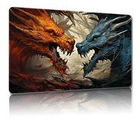Malqiqi Magic Playmat - 24 x 14 pulgadas, bolsas de almacenamiento gratis, TCG y tapete de juego de mesa
