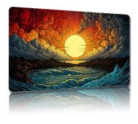 Malqiqi Tapete de Juego para MTG Con Bolsas de Almacenamiento Gratis - 24 x 14 Pulgadas, para TCG y Juegos de Mesa, Tapete de Escritorio para Mouse