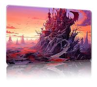 Malqiqi Tapete de Juego para MTG y TCG Con Bolsas de Almacenamiento - 24 x 14 Pulgadas - Alfombrilla de Mouse para Juegos de Mesa y Tarjetas (Regular, Tapete Mágico 11)