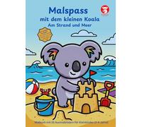 Malspass mit dem kleinen Koala: Am Strand und Meer: Malbuch mit Suchspiel - 15 Ausmalbilder für Kleinkinder ab 2 Jahren