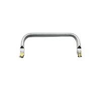 MALSSE 1 clip cuadrado de aleación de aluminio ligero para bolsos elegantes de 16 a 30 cm, práctico marco para bolsos y bolsas de médico, cierre cuadrado de aluminio, multicolor, One Size