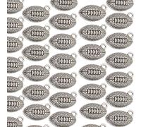 MALSSE 100 piezas de joyería de fútbol hecho a mano, suministros de joyería para collares y proyectos de manualidades, accesorios multifuncionales, talla única, como se describe, como se describe