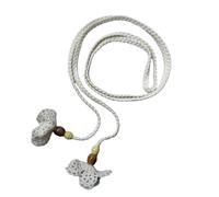 MALSSE 2. Cinturón de cintura de lino y algodón floral trenzado para vestidos de mujer, ropa de vacaciones y oficina, cinturón de cuerda de flores, albaricoque, Talla única