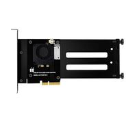 MALSSE Actives Thermals Management PCIe 5.0 - Tarjeta adaptadora para E1S compatible con discos duros NVMe, alta compatibilidad, formato E3.S U.2 U.3, velocidad rápida