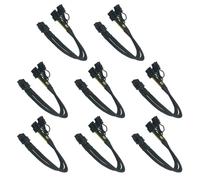 MALSSE Adaptador de 8 pines a 8 pines de 40 cm a dos tarjetas gráficas PCIe (6+2), adaptador de corriente PCIExpress, cable de tarjeta gráfica GPU