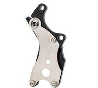 MALSSE Adaptador de freno de disco para bicicleta de montaña, convertidor de aleación de aluminio, adaptador de asiento fijo, convertidor de fácil instalación, aleaciones de aluminio, discos de