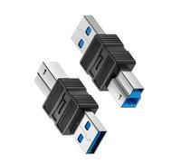 MALSSE Adaptador de puerto de impresora USB 3.0 / tipo C, extensor de 5 Gbps para transmisión de datos fiable entre dispositivos electrónicos, velocidad estable, adaptador USB B