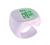 MALSSE Anillos electrónicos de alta precisión con diseño fácil para practicantes de oración y ceremonia, contador de cuentas de botón fácil