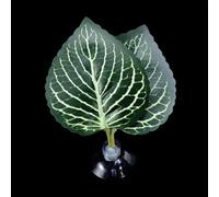 MALSSE Bettas - Hamaca de peces con ventosa para plantas, cama de hojas realista, cama de descanso para peceras, acuarios, hábitats, decoración del hogar, accesorios para acuarios