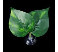 MALSSE Bettas - Hamaca de peces con ventosa para plantas, cama de hojas realista, cama de descanso para peceras, acuarios, hábitats, decoración del hogar, accesorios para acuarios