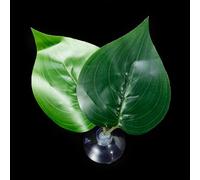 MALSSE Bettas - Hamaca de peces con ventosa para plantas, cama de hojas realista, cama de descanso para peceras, acuarios, hábitats, decoración del hogar, accesorios para acuarios