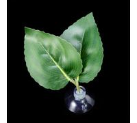 MALSSE Bettas - Hamaca de peces con ventosa para plantas, cama de hojas realista, cama de descanso para peceras, acuarios, hábitats, decoración del hogar, accesorios para acuarios