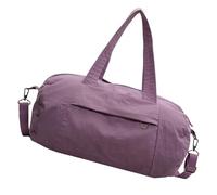 MALSSE Bolsa de deporte de viaje para mujer, bolsa de gimnasio de nailon con gran capacidad, adecuada para varias ocasiones, bolso de viaje de negocios, Purple, One Size