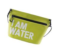 MALSSE Bolsa seca con cremallera, portátil de PVC para natación, camping y deportes al aire libre, bolsa de natación portátil de PVC, Verde frijol, Talla única
