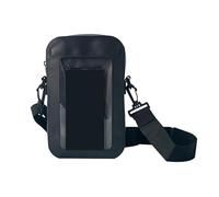 MALSSE Bolsa seca para teléfono al aire libre, resistente al agua, diseño sensible al tacto, cierre seguro, correa ajustable, resistente al agua, Black, One Size