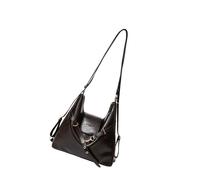 MALSSE Bolso bandolera retro para mujer, gran capacidad, mochila de hombro para otoño e invierno, bolso de moda, bolso de mano de piel sintética para mujer, gran capacidad, hombro moderno, trabajo