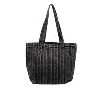 MALSSE Bolso casual de inspiración japonesa para las axilas, bolso de hombro de gran capacidad, bolso de moda para uso diario, esencial, versátil, bolsa de compras de viaje, Black, One Size