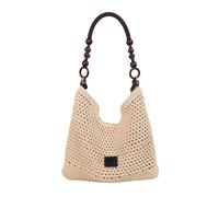 MALSSE Bolso cruzado a juego para mujer, bolso de paja para playa, hombro de gran capacidad, mensajeros, axilas, palmeras, gran capacidad, hombro, paja, playa, Black, One Size
