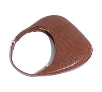 MALSSE Bolso de hombro de piel sintética para otoño e invierno, axilas, asa superior a juego, para mujeres, niñas, mujeres, piel sintética, hombro, otoño, invierno, axila, bolso y bolso, Brown, One