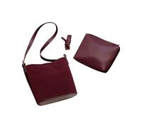 MALSSE Bolso de hombro para mujer, de piel sintética, para ir de compras, citas, estilo bandolera, de piel sintética, para otoño e invierno, a, One Size