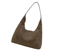 MALSSE Bolso de mano para mujer, de invierno, casual, estilo vintage, de un solo hombro, para llevar en las axilas, para oficina, estilo vintage, Green, One Size