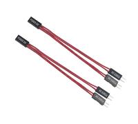 MALSSE Botón de encendido externo para ordenador de escritorio, interruptor de reinicio, divisor de cable para oficina, cibercafés, divisor de cable