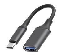 MALSSE Cable adaptador tipo C a USB 3.0, transferencia de datos de alta velocidad y convertidor funcional para smartphone, adaptador OTG