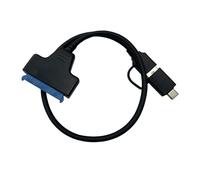 MALSSE Cable conector de disco USB 3.0 para un acceso eficiente a los datos y adaptador USB de alta velocidad de copia de seguridad