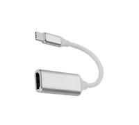 MALSSE Cable convertidor tipo C con carcasa de metal, cable apto para viajes para transmisión de video, conexión suave de dispositivos, adaptadores USB C