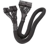 MALSSE Cable de alimentación de 14 + 10 pines a 24 pinATX para AX1500I AX1200I AX860I AX760I Cable de alimentación de latón estañado de alta gama para sistemas de PC